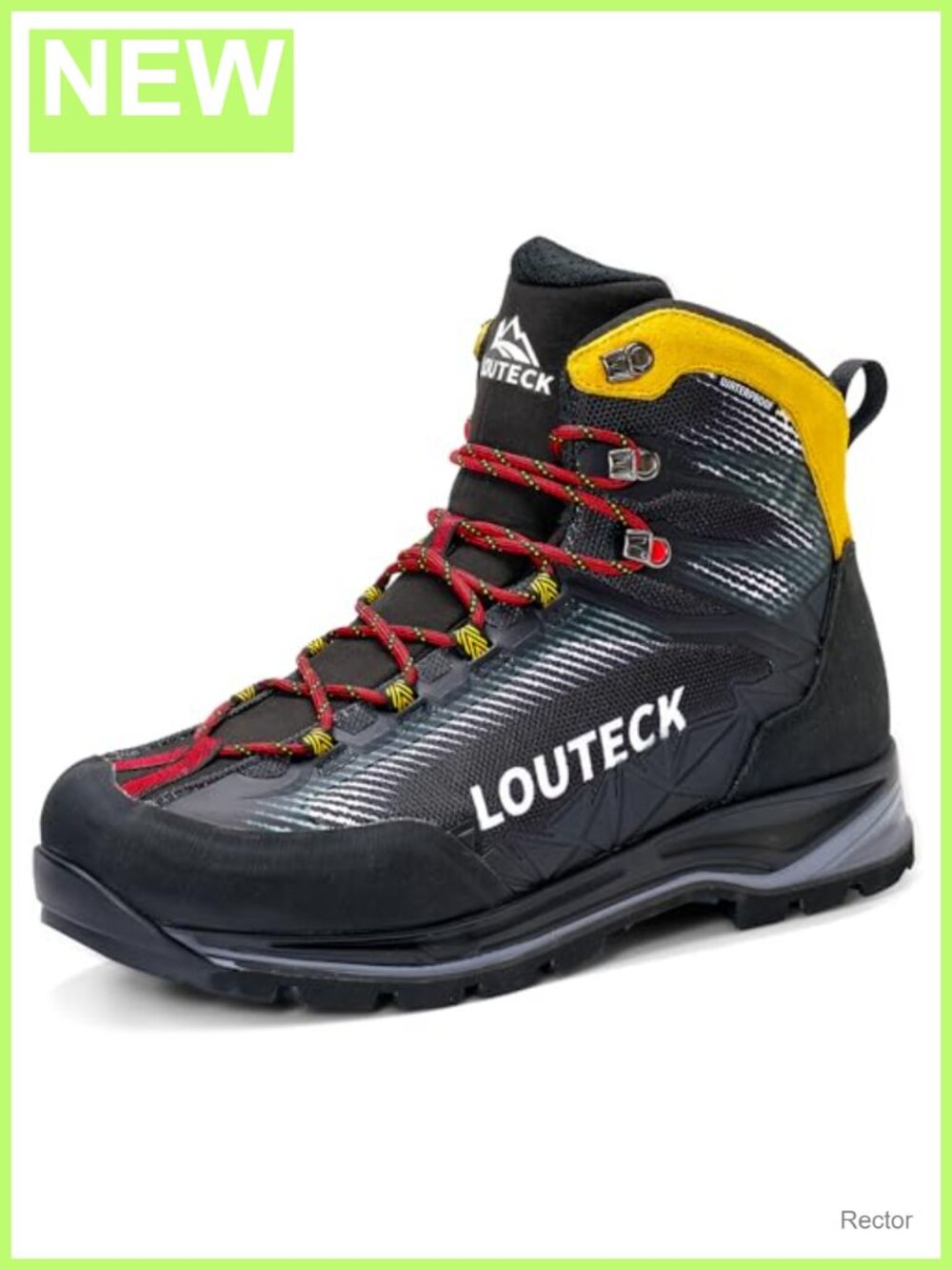Waterproof Men's Hiking Boots - Durable, Anti-Slip, Ankle-High, Lace-Up - All